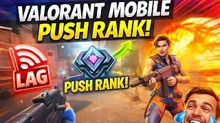 LAG PARAH? BUKAN ALASAN! PUSH RANK VALORANT MOBILE 😈🔥 #valorant #gaming 