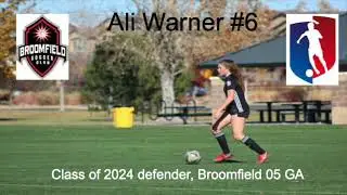 Ali Warner Highlight Video