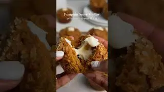 Pumpkin Spice Muffins With Cream Cheese Frosting - Try them today! (link in bio) #muffins #recipe