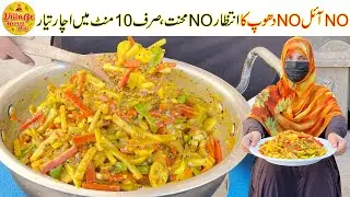 Mooli Nimu Gajar Mirch Sohanjna Achar - Winter Special Pickles Recipe | NO Oil | Village Handi Roti