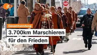 heute journal vom 10.02.2026 M&ouml;nche auf Friedensmarsch, Studie zu partnerschaftlicher Gewalt