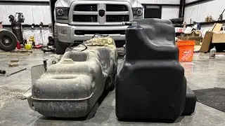 How to install a 52 gal titan tank 2017 ram 2500