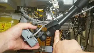 DIY Home built pneumatic goot lift for industrial sewing machine - final install and test.