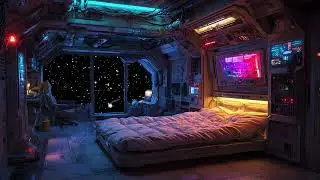 Journey to the Pleiades Star Cluster | Smooth Rumble Space Ship Sounds | Deep Space Sleep | 10 hours