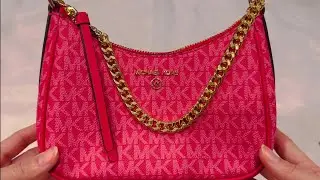 Распаковка сумки на плечо Michael Kors Jet Set Charm Small Logo