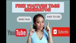 Free youtube tag generator for youtuber 2021! #youtube#rapidtags#youtubetag