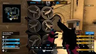 Cloud9 vs eUnited (Mirage) IEM Chicago 2018 NA Closed Qualifier - map2