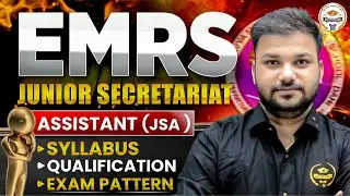 EMRS Junior Secretariat Assistant (JSA) 2025 | Syllabus, Qualification & Exam Pattern