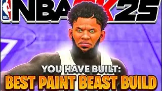 THE *NEW* BEST PAINT BEAST BUILD on NBA 2K25