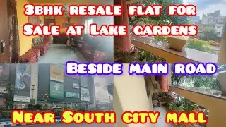 3bhk flat for sale near Lake gardens and south city mall