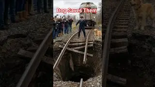 Hero Dog Stops a Speeding Train, Saving Hundreds of Lives!