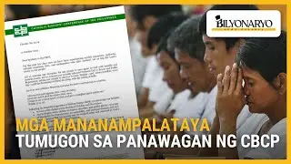 Mga mananampalataya tumugon sa panawagan ng CBCP | Agenda Weekend