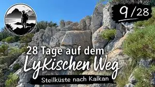 Lykischer Weg - Thruhike - Tag 09/28 - Entlang der Steilküste nach Kalkan