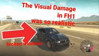 The Visual Damage in Forza Horizon 1 was so realistic (with broken Windows 🔥🔥🔥)