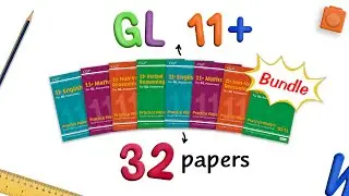 CGP&rsquo;s impressive 11+ GL Practice Paper Bundle &mdash; 32 realistic papers across 8 packs!