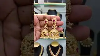 💞💞BEAUTIFUL  JUMKAS COLLECTION IN ONE GRAM GOLD JEWELLERY COLLECTION 💞💞😷🙏