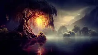5 Hours of Relaxing Guitar Music: Enchanting Mossy Oak by Peaceful Lake | Study, Sleep, Relaxation