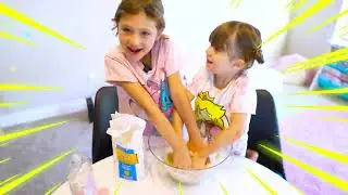 How to Make easy MOON SAND -2 Ingredients only! ✨ DIY like Kinetic Sand for Kids | ME KIDS TV