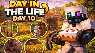 A Day in the Life of My Minecraft World (Day 10)