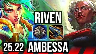 RIVEN vs AMBESSA (TOP) | KR Master | 25.22