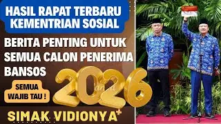 Rapat Terbaru Kemensos-DPR RI Calon Penerima Bansos 2026 Wajib Tau, Simak