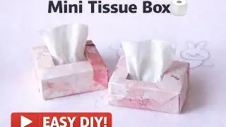 DIY Mini Paper Tissue Box 🧻📦 | One Sheet Paper | No Glue, No Scissors | Easy School Craft