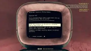 Correct answer to the executive exam in the motherlode quest for Fallout76