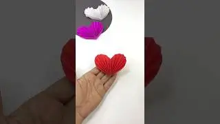 DIY Valentine Heart #shorts #short #valentinesday #heart #craft