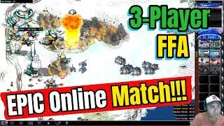 Red Alert 2 Cold War Chaos | 3-Player FFA with Super Weapons!