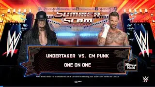 CM PUNK VS THE UNDERTAKER |  WWE SUMERSLAM | WWE 2K25 GAMEPLAY