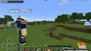 Minecraft multiplayer /part1 having fun with my friends w/Gamer55551 and coolgirlstarYT:)