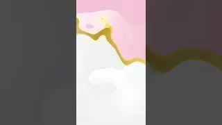 Luxury Pink Gold Fluid Lines Abstract Background  #animation