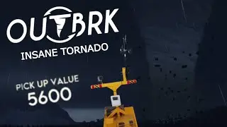 INSANE TORNADO AND INSANE INTERCEPTS!!! [Outbrk Storm Chasing Simulator]