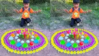 Part48 Survival Skills: SMART idea and USEFUL with Single Mom in forest #survival #bushcraft #funny