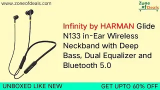 Buy Infinity By Harman Glide N133 Neckband - Wireless Headphones - Unboxed Like New - Zoneofdeals