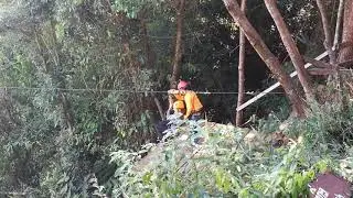 Adventure skyline zipline south of Laos Pakse 4/4