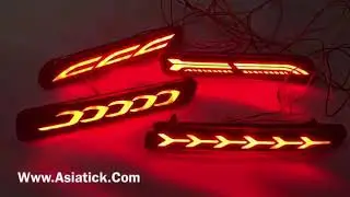 Matrix led reflectors aftermarket for maruti suzuki cars rear bumper led light 3 function Asiatick