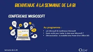 Replay Semaine le BI 2020 : Conférence Microsoft et Démo sur la mobilité avec Power BI