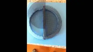 Using and making flyscreen Bahtinov Mask for focusing. DIY Bahtinov Mask