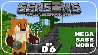Mega Base Progress & Fixing Farms! - Truly Bedrock Season 5 Minecraft SMP Episode 6