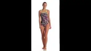 Speedo Flipturns Spectacular Splatter Propel Back Women's Swimsuit | SwimOutlet.com