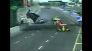 Acidente fatal de Jeff Krosnoff na Indy - TJ Brasil (SBT) - 15/07/1996