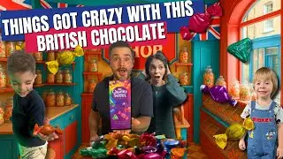AMERICAN FAMILY TRY QUALITY STREET BRITISH SWEETS FOR THE FIRST TIME 🇬🇧