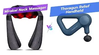 💆&zwj;♂️ Mirakel Neck Massager vs TheraGun Massage Gun! 🔥