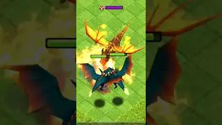 Super Dragon vs Dragon Clash Of Clans #youtubeshorts #cocshort #shortsviral