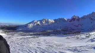 Tatry- Murowaniec nocą (7-8 Grudnia w Polsce wiał Ksawery...)