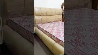 bubble bed design bed dressing with side with stool with mirror stand ready for showroom 03092934551
