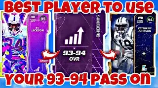 ЛУЧШИЕ ИГРОК, КОТОРЫЕ ИСПОЛЬЗУЮТ ВАШ ПРОПУСК 93-94! MADDEN 22 ULTIMATE TEAM