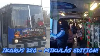 UTAZÁS A MIKULÁSBUSSZAL A 34-ES VONALON (Vlog)