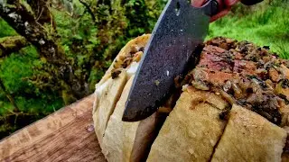 The size of this Cheese Garlic Bread will surprise you😱. ASMR Cooking